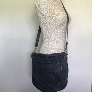 EUC LIEBESKIND cross-body/shoulder bag in navy